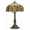 Lampada Tiffany Dragonfly Verde Oaks
