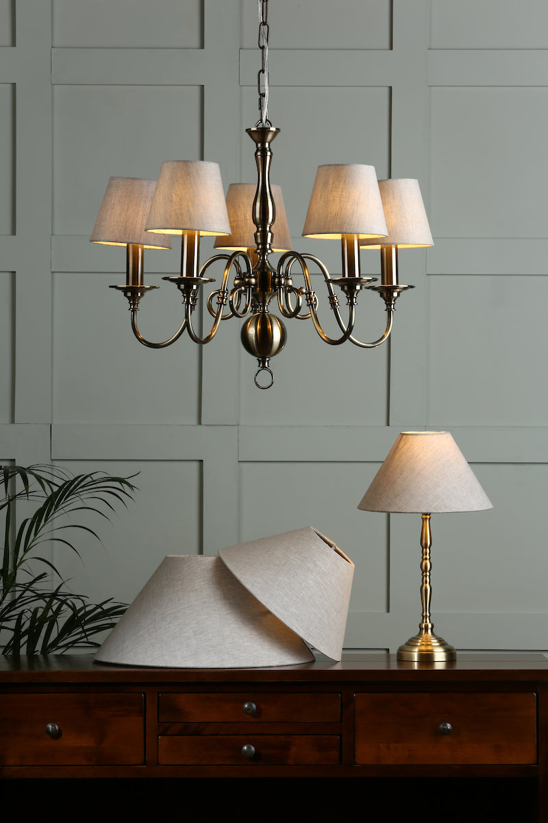 Laura Ashley Bray Shade Lino Naturale 14cm/5 pollici