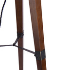 Lampada da Terra Tripod Burdale Laura Ashley con Base in Legno Scuro