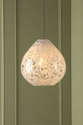Laura Ashley Confetti Easy Fit Shade Vetro Artistico Bianco