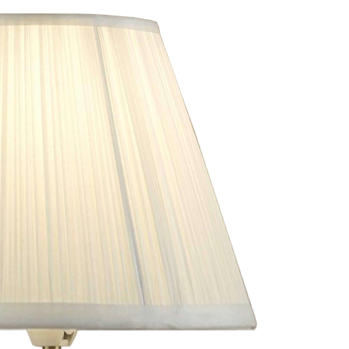 Lampada da Tavolo in Ottone Laura Ashley Elliot con Paralume Bianco