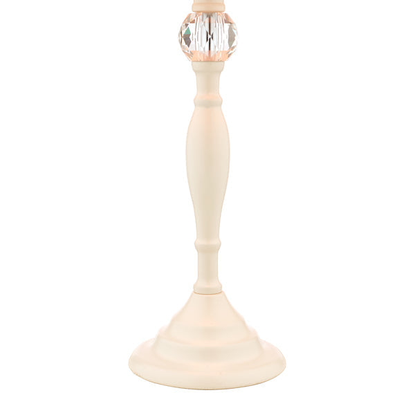 Lampada da Tavolo Laura Ashley Ellis con Paralume Crema Avorio