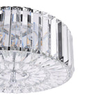 Laura Ashley Fernhurst Flush 3 Luci Cristallo e Cromo Lucido