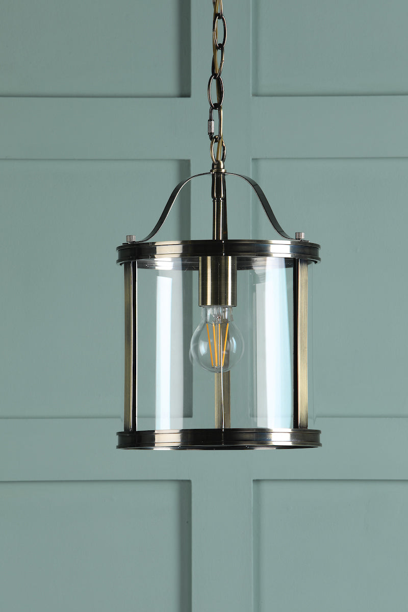 Laura Ashley Harrington Sospensione Singola Ottone Anticato