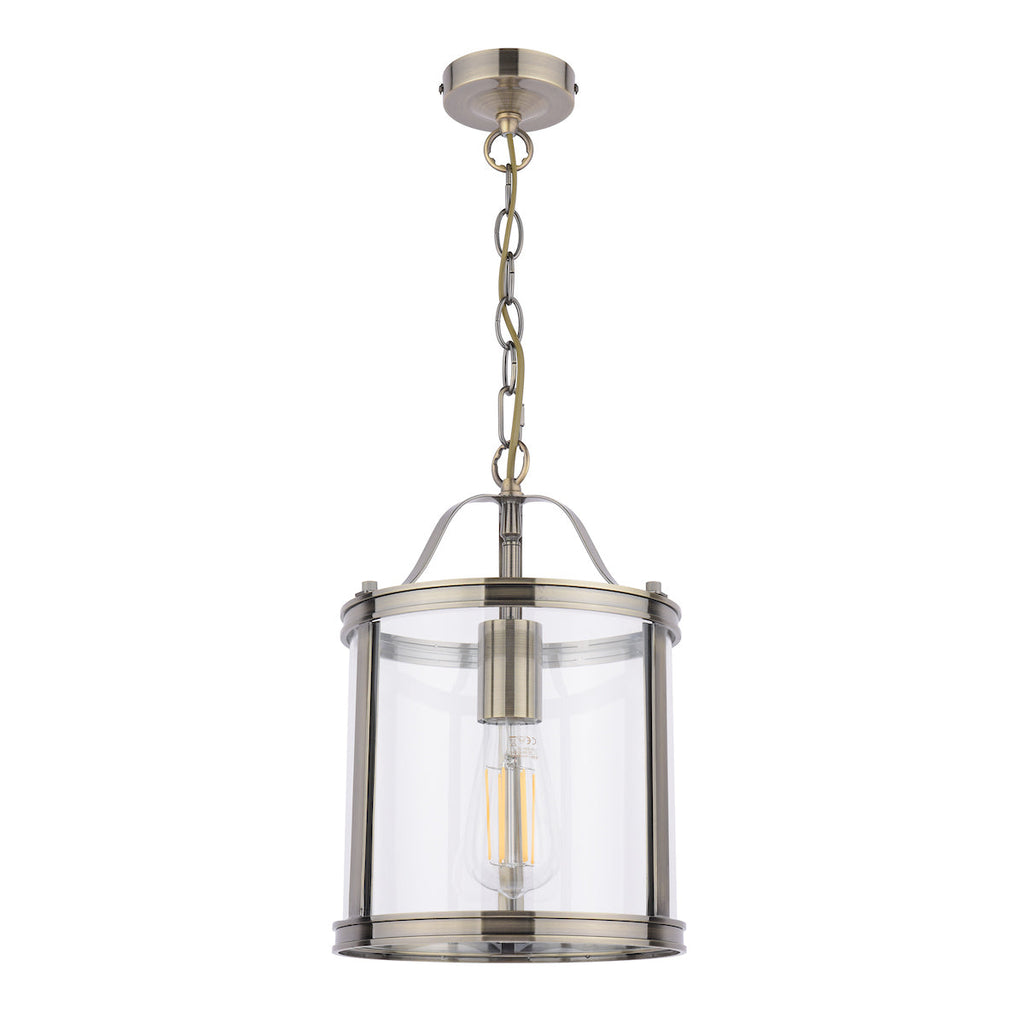 Laura Ashley Harrington Sospensione Singola Ottone Anticato