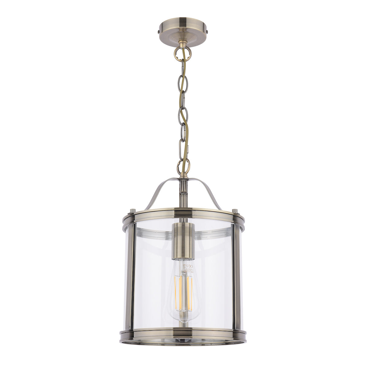 Laura Ashley Harrington Sospensione Singola Ottone Anticato