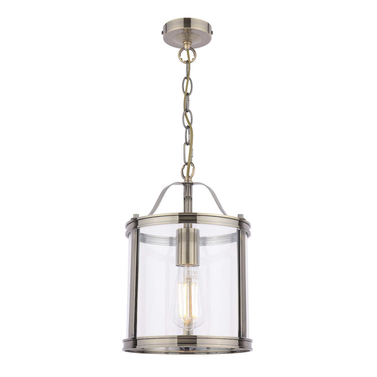 Laura Ashley Harrington Sospensione Singola Ottone Anticato