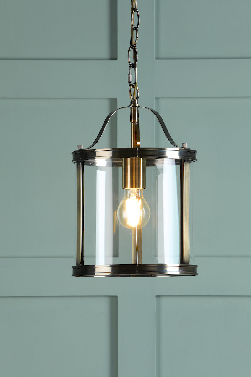 Laura Ashley Harrington Sospensione Singola Ottone Anticato