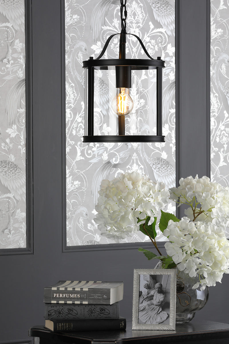 Laura Ashley Harrington Sospensione Singola Nero Opaco