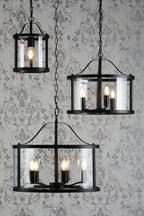 Laura Ashley Harrington Sospensione Singola Nero Opaco