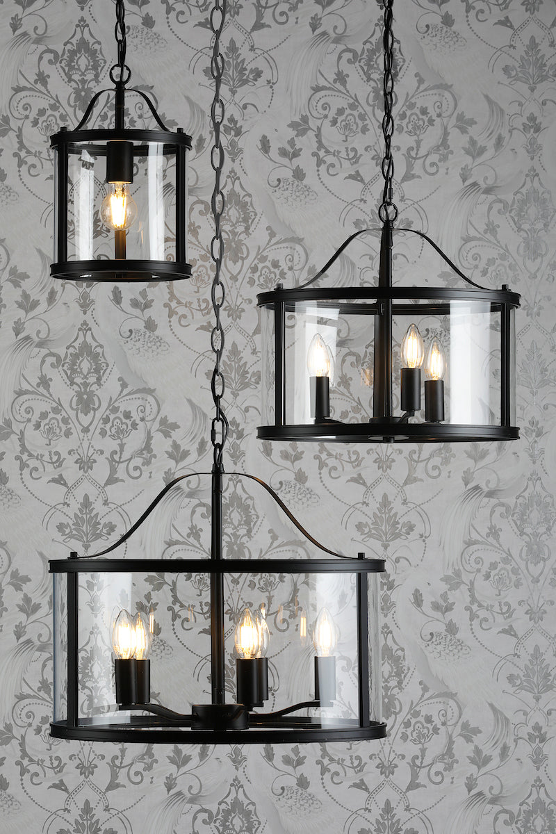 Laura Ashley Harrington Sospensione Singola Nero Opaco