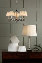 Laura Ashley Hemsley Sedia in Setato Crema 14cm/5 pollici
