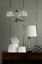 Laura Ashley Hemsley Sedia in Setato Crema 14cm/5 pollici