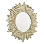 Specchio Rotondo Lovell Champagne 99cm di Laura Ashley