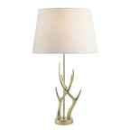 Base della lampada da tavolo Laura Ashley Mulroy Champagne con corna