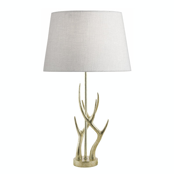 Base della lampada da tavolo Laura Ashley Mulroy Champagne con corna