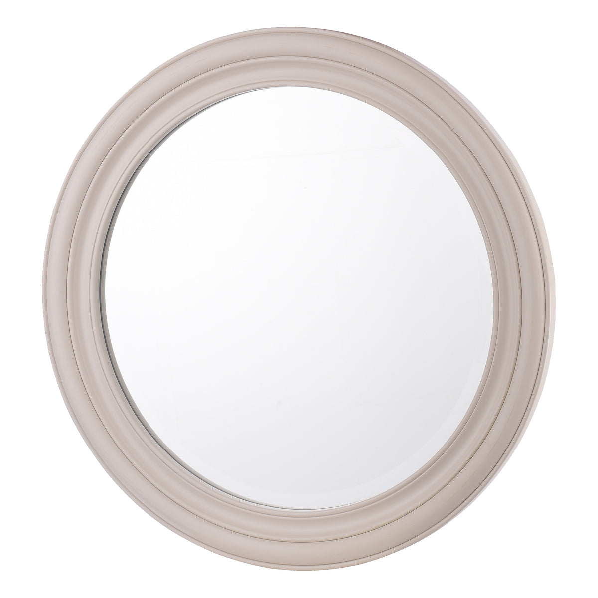 Specchio Laura Ashley Tate in Legno Avorio Invecchiato 60cm