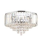 Laura Ashley Vienna 3 Luci Flush Cristallo e Cromo Lucido