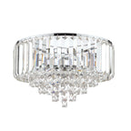 Laura Ashley Vienna 3 Luci Flush Cristallo e Cromo Lucido