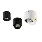 Faretto LED da incasso dimmerabile orientabile – Alluminio, Bianco/Nero