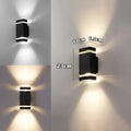 Lampada da parete LED per esterni – Luce moderna Up-&-Down | Impermeabile per giardino e balcone