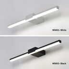 Lampada da Parete LED per Bagno Lampada a Specchio in Alluminio Nera Bianca Lampade da Vanità