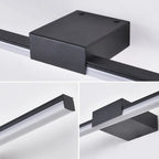 Lampada da Parete LED per Bagno Lampada a Specchio in Alluminio Nera Bianca Lampade da Vanità