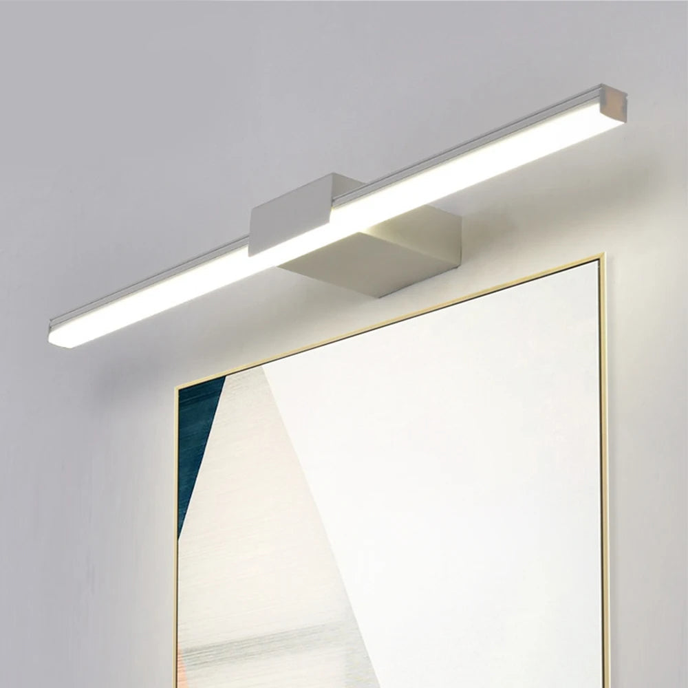 Lampada da Parete LED per Bagno Lampada a Specchio in Alluminio Nera Bianca Lampade da Vanità