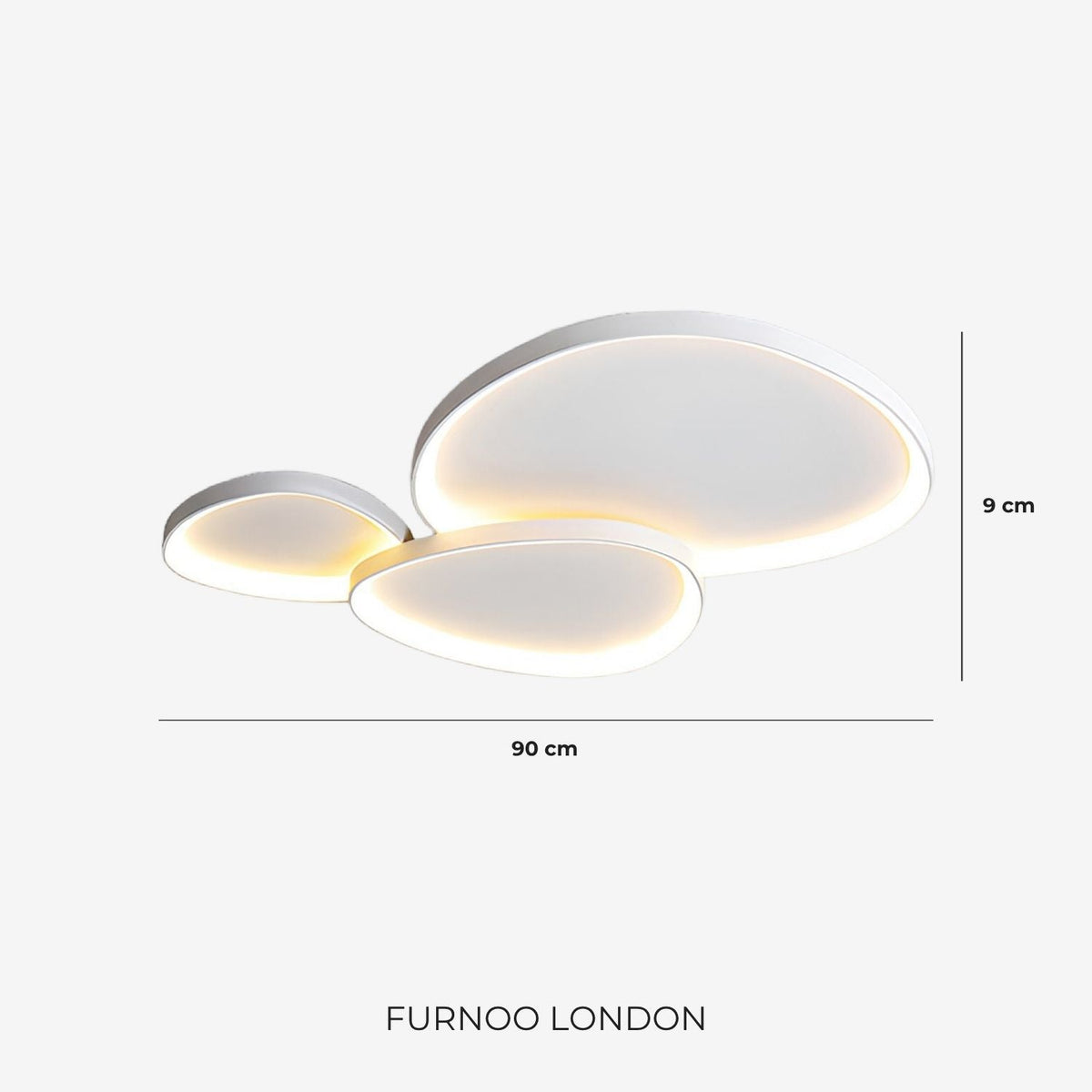 Lampada da soffitto LED Minimalista – Lampada di design moderno con luce soffusa