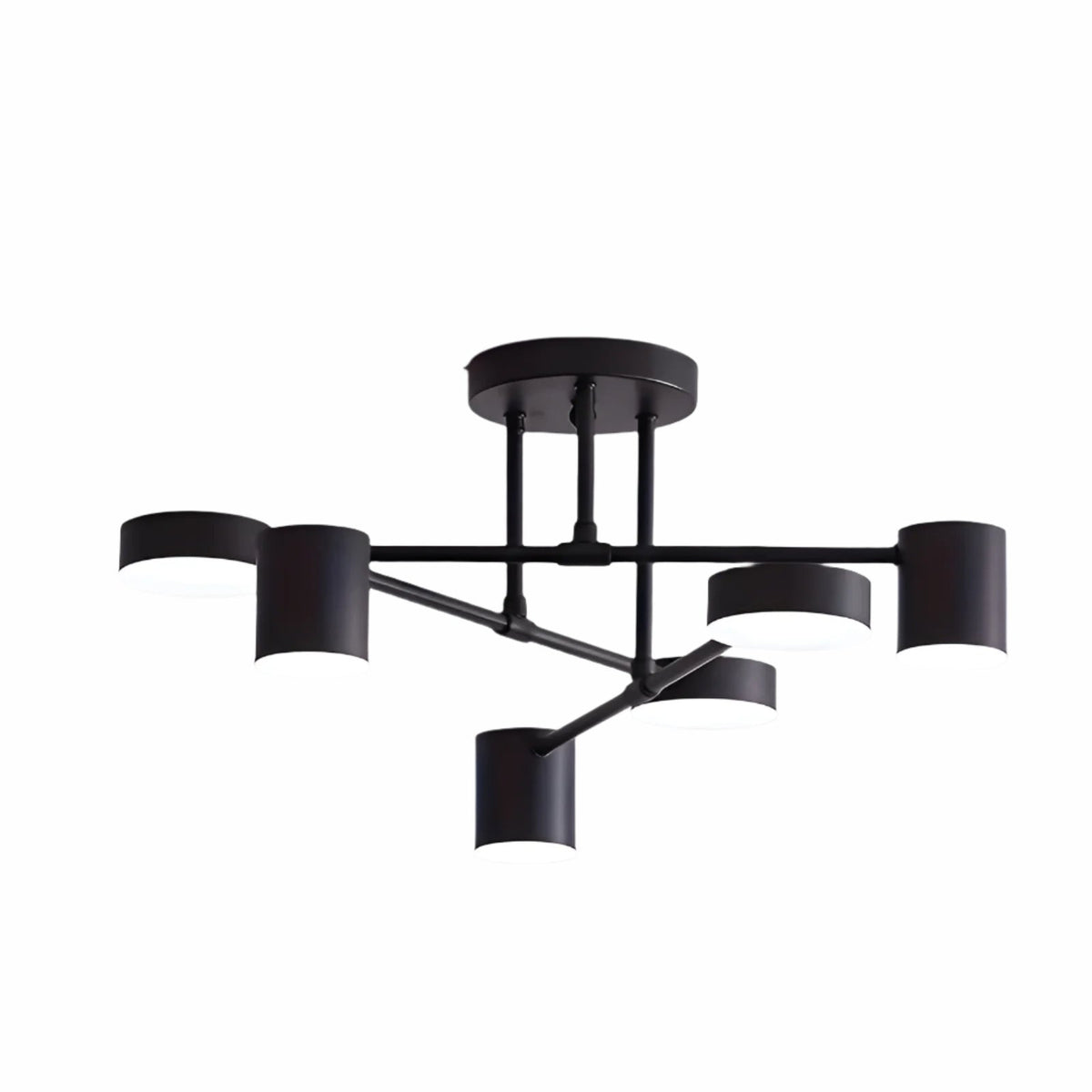 Plafoniera LED con 6 bracci – Design moderno e luce intensa | Perfetta per gli ambienti domestici