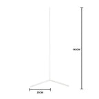 Lampada da terra angolare a LED – Dimmerabile con telecomando | Design moderno e luce indiretta