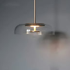 Lampada a sospensione LED in vetro – Illuminazione elegante per sala da pranzo, camera da letto e soggiorno