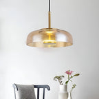 Lampada a sospensione LED in vetro – Illuminazione elegante per sala da pranzo, camera da letto e soggiorno