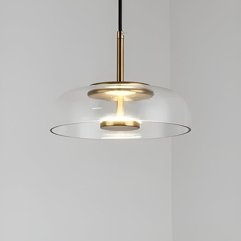 Lampada a sospensione LED in vetro – Illuminazione elegante per sala da pranzo, camera da letto e soggiorno
