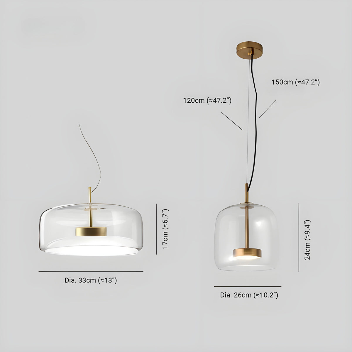 Lampada a sospensione LED in vetro – Design retro con luce calda per sala da pranzo e cucina