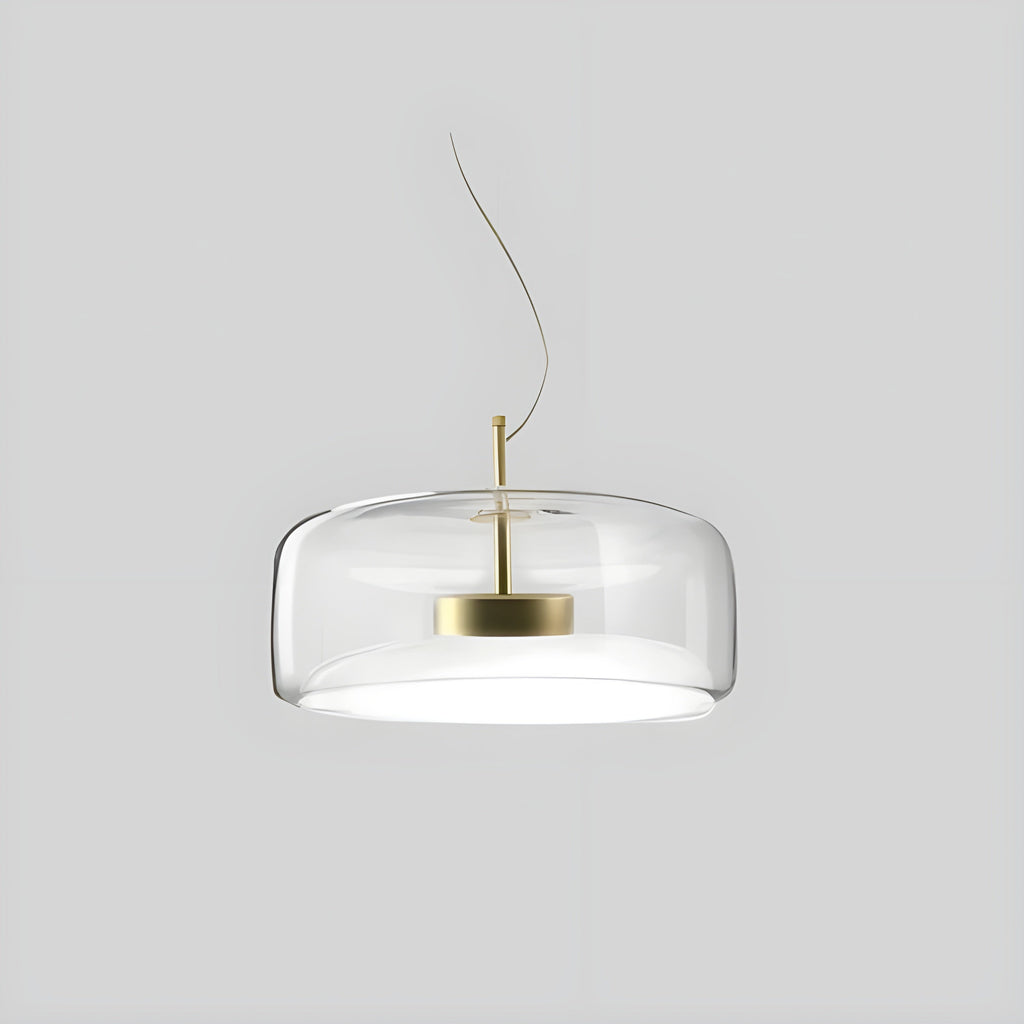 Lampada a sospensione LED in vetro – Design retro con luce calda per sala da pranzo e cucina