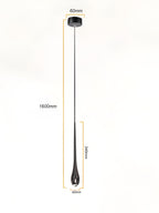 Lampada a sospensione LED a forma di goccia – Design moderno e luce calda | Perfetta per cucina e tavolo da pranzo
