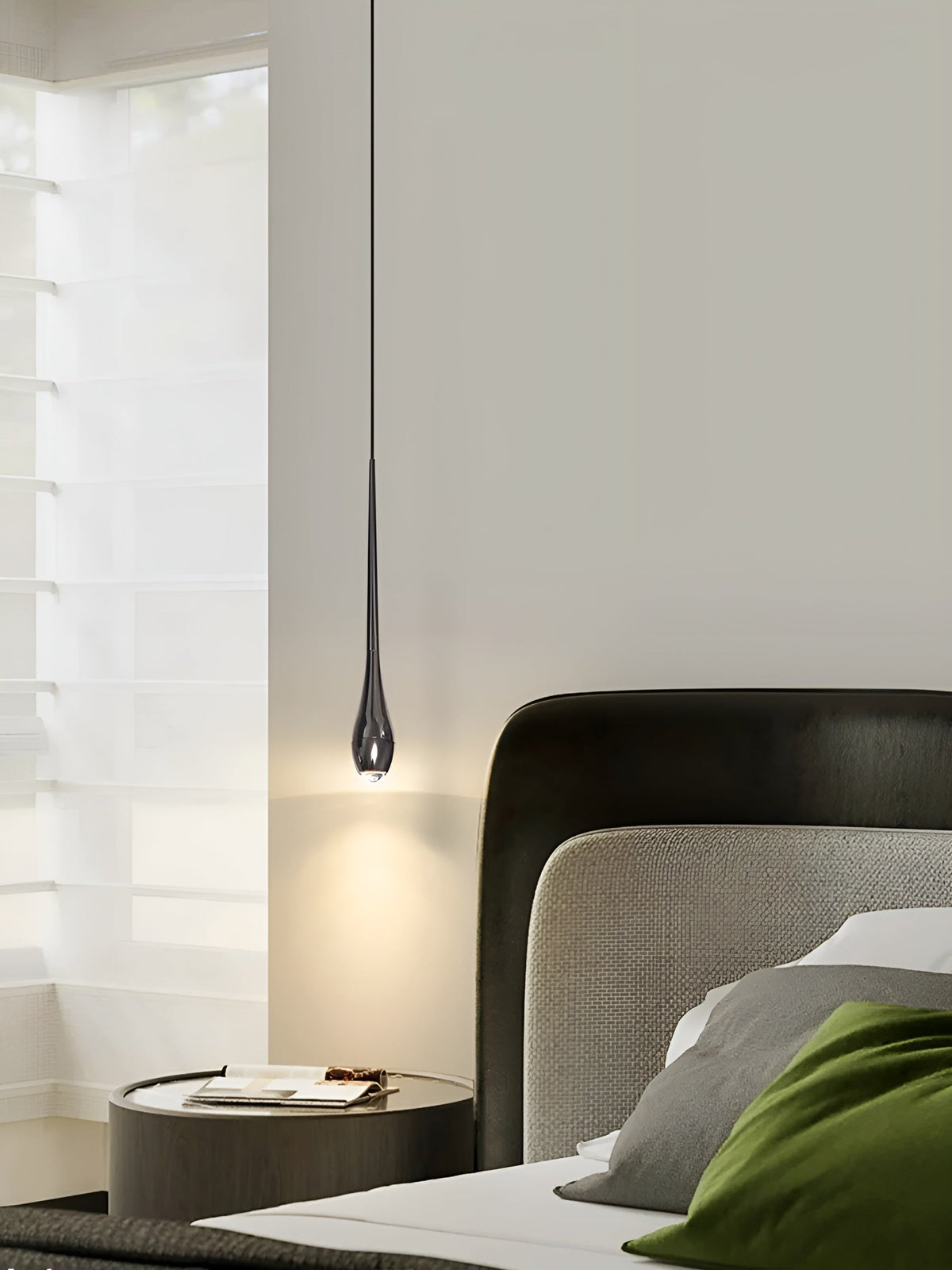 Lampada a sospensione LED a forma di goccia – Design moderno e luce calda | Perfetta per cucina e tavolo da pranzo