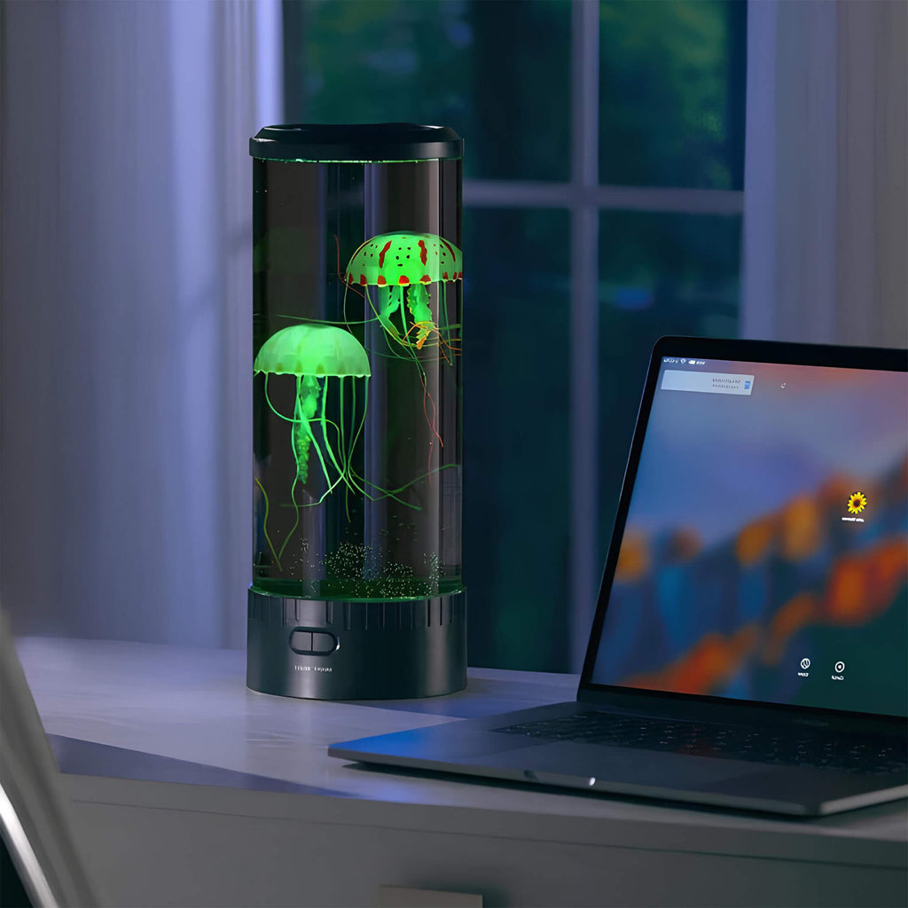 AquaGlow – affascinante lampada con meduse acquatiche con movimento fluido e rilassante