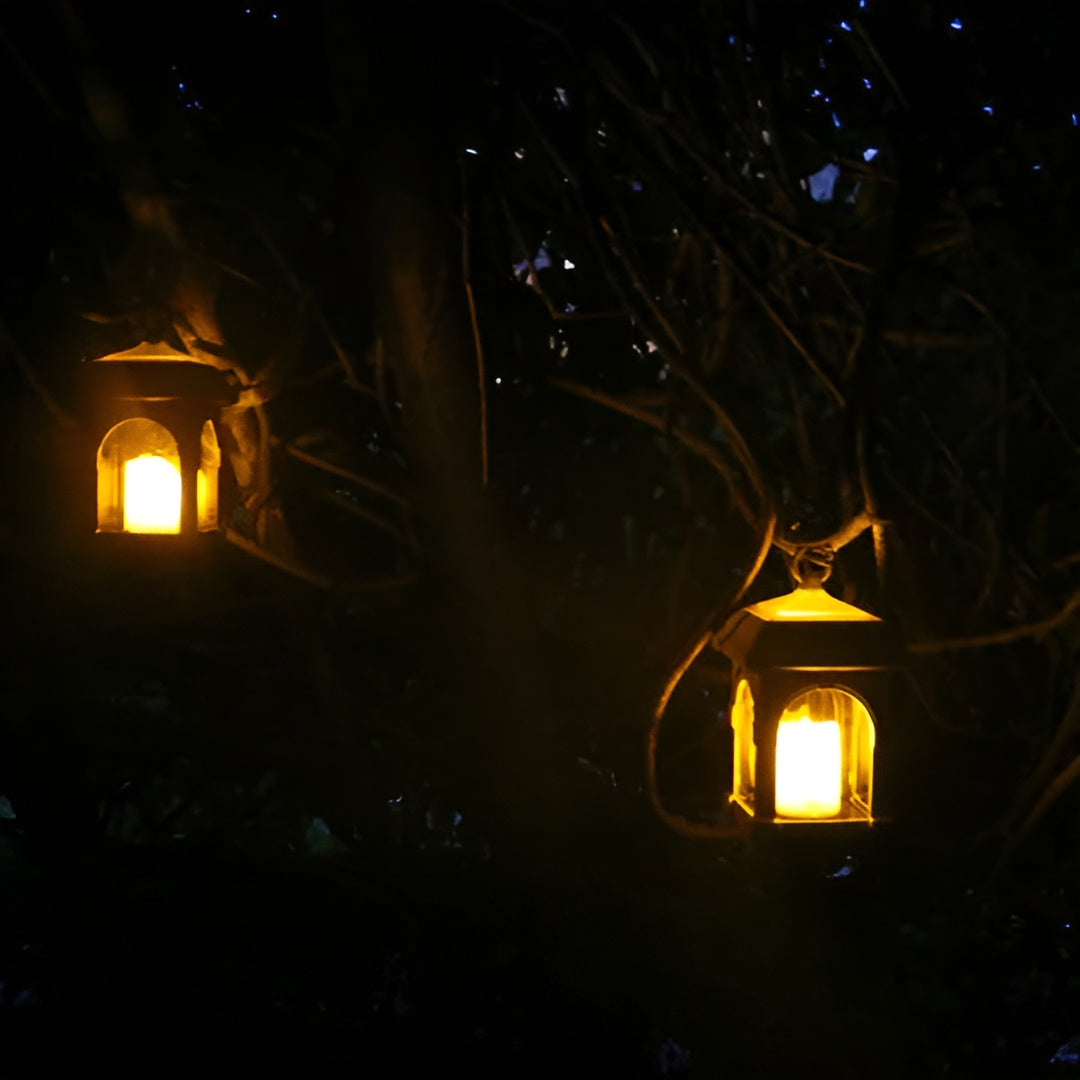 Lampada solare LED a forma di casa – Illuminazione da giardino impermeabile per aree esterne