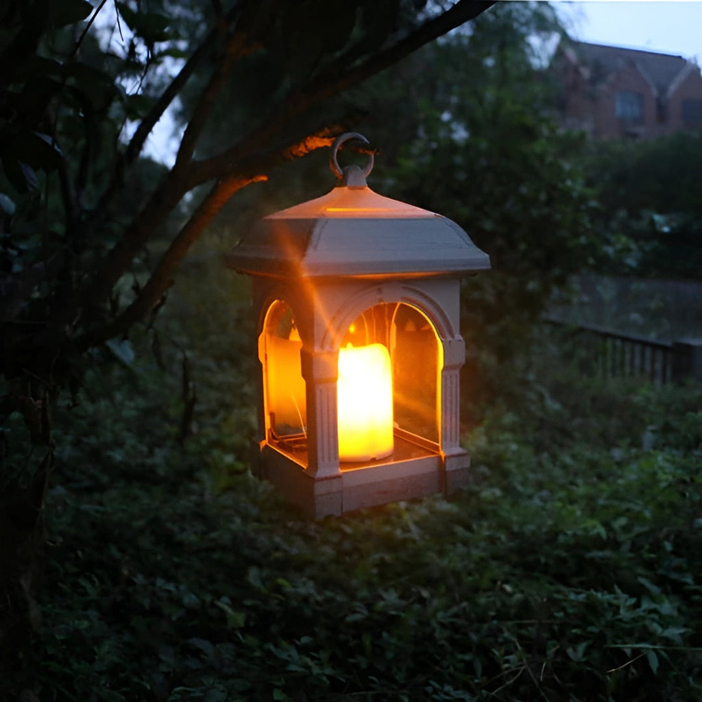 Lampada solare LED a forma di casa – Illuminazione da giardino impermeabile per aree esterne