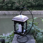 Lampada solare LED a forma di casa – Illuminazione da giardino impermeabile per aree esterne