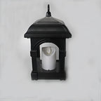 Lampada solare LED a forma di casa – Illuminazione da giardino impermeabile per aree esterne