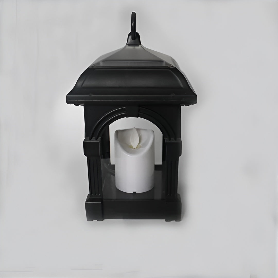 Lampada solare LED a forma di casa – Illuminazione da giardino impermeabile per aree esterne