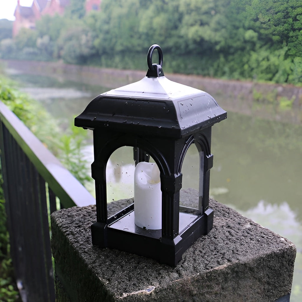 Lampada solare LED a forma di casa – Illuminazione da giardino impermeabile per aree esterne