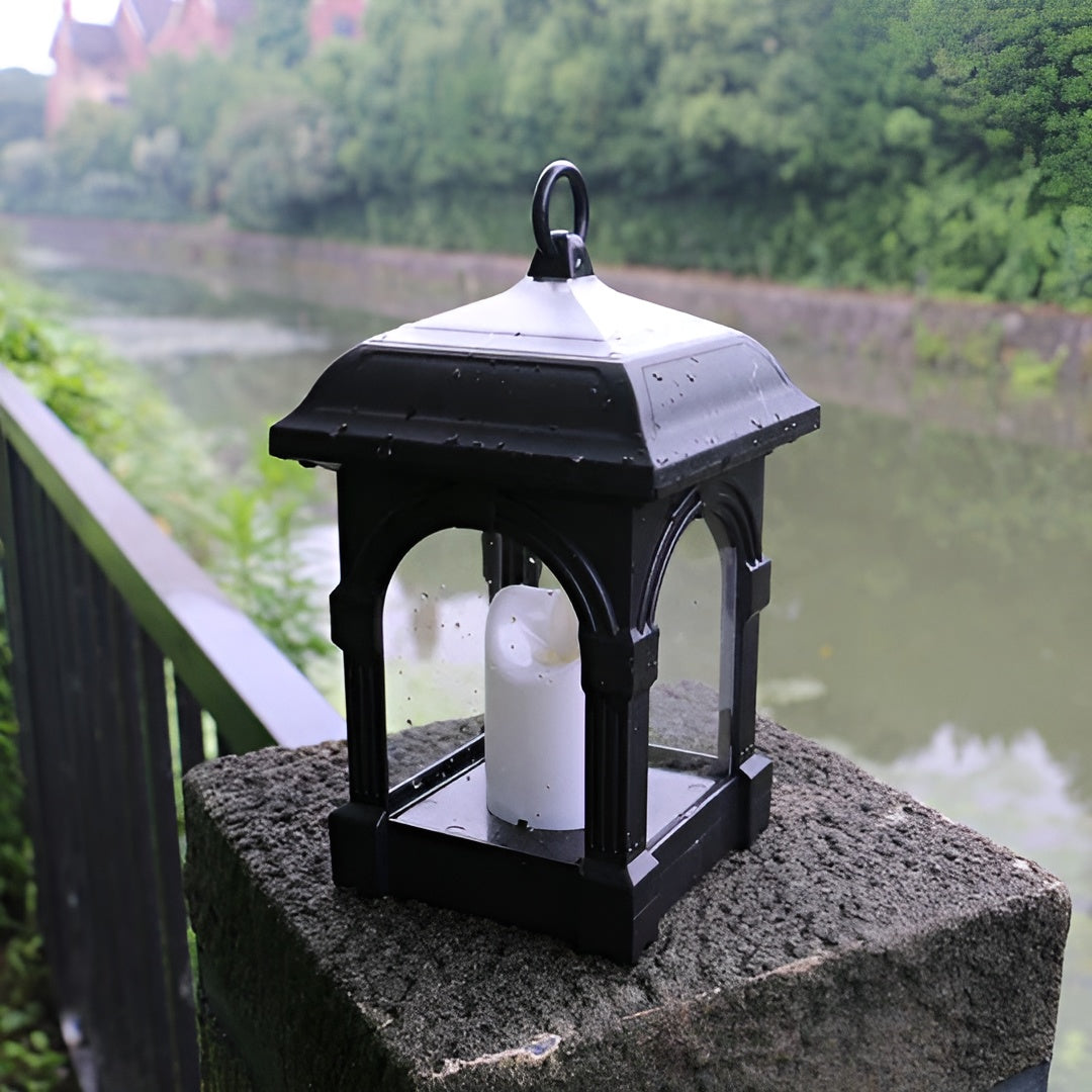 Lampada solare LED a forma di casa – Illuminazione da giardino impermeabile per aree esterne