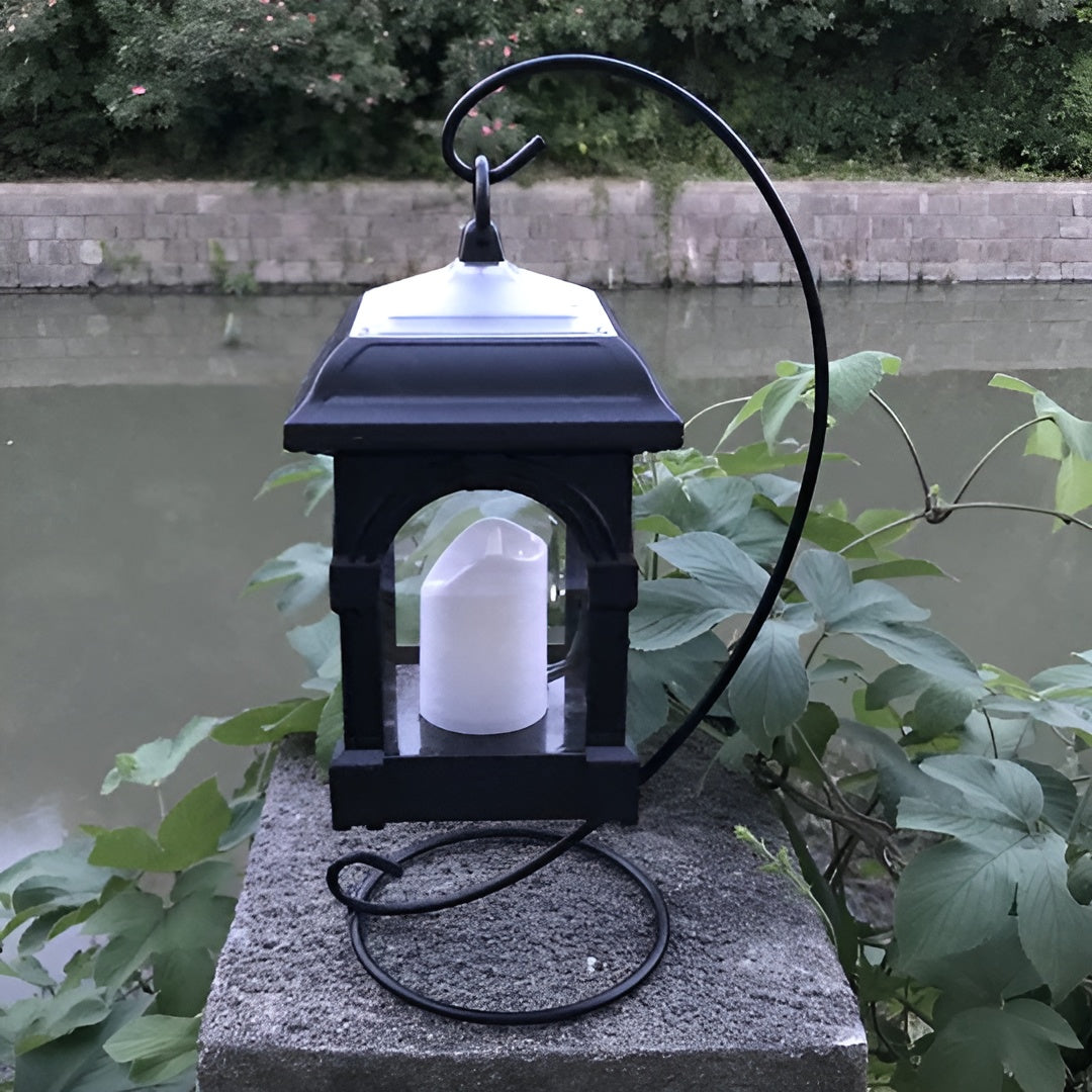 Lampada solare LED a forma di casa – Illuminazione da giardino impermeabile per aree esterne