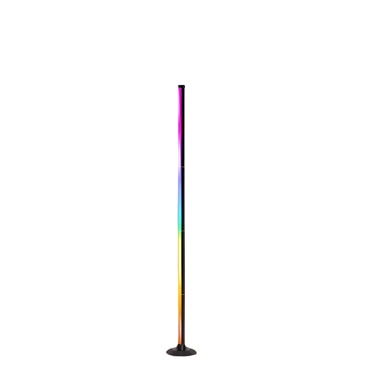 Lampada da terra LED con cambio colore RGBICB – Lampada moderna in alluminio con app e telecomando | Illuminazione d'atmosfera dimmerabile per la tua casa