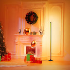 Lampada da terra LED con cambio colore RGBICB – Lampada moderna in alluminio con app e telecomando | Illuminazione d'atmosfera dimmerabile per la tua casa