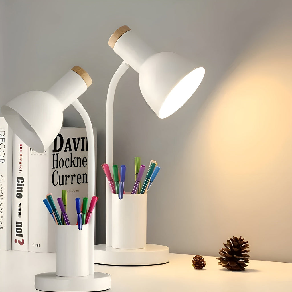 Lampada da tavolo LED con portapenne – Elegante e Pratica | Ordine sulla scrivania